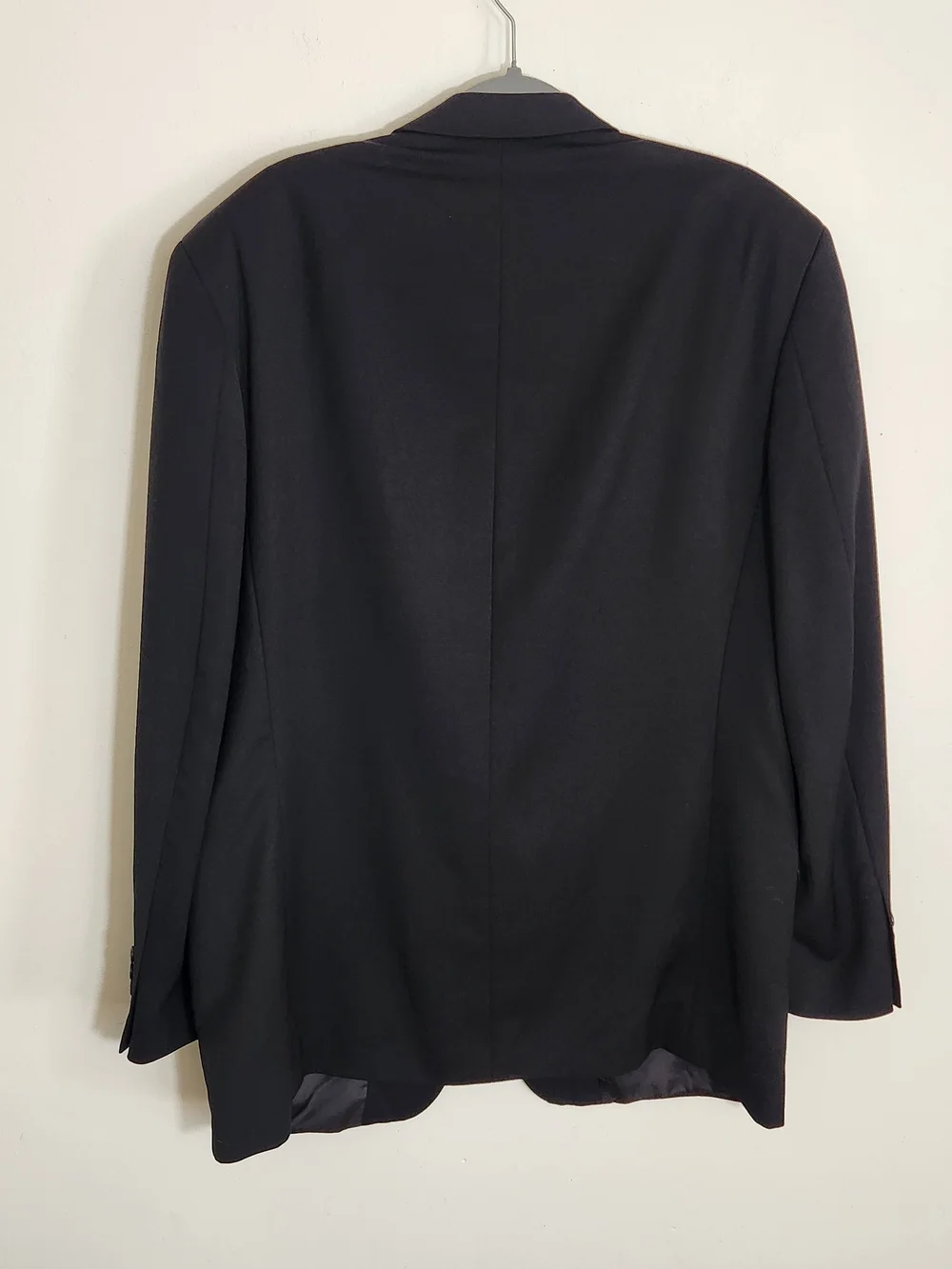 Jones New York Mens Black Wool Blazer Size 44L